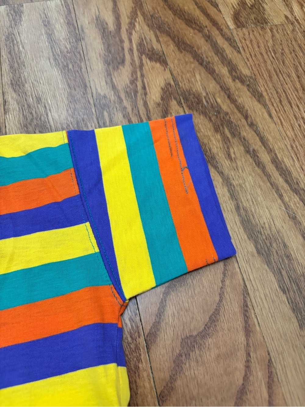 Vintage 90s Toddler Boys 3T 4T Striped T-Shirt Bundle Colorblock Tees - Picture 5 of 12